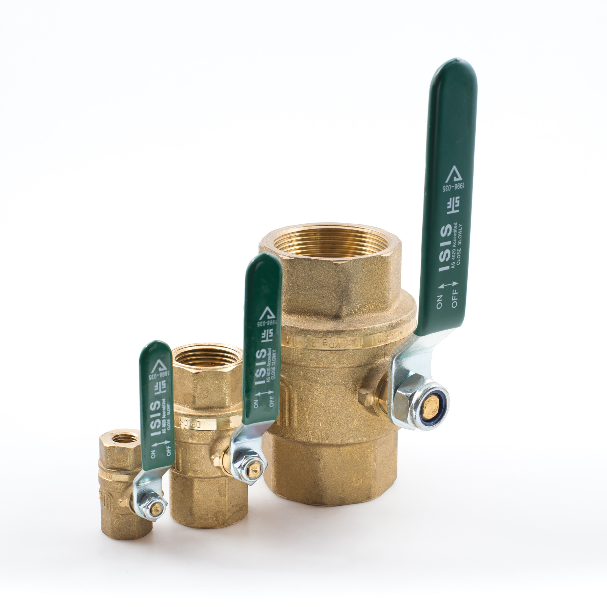 ISIS DZR copper alloy ball valve 2 way