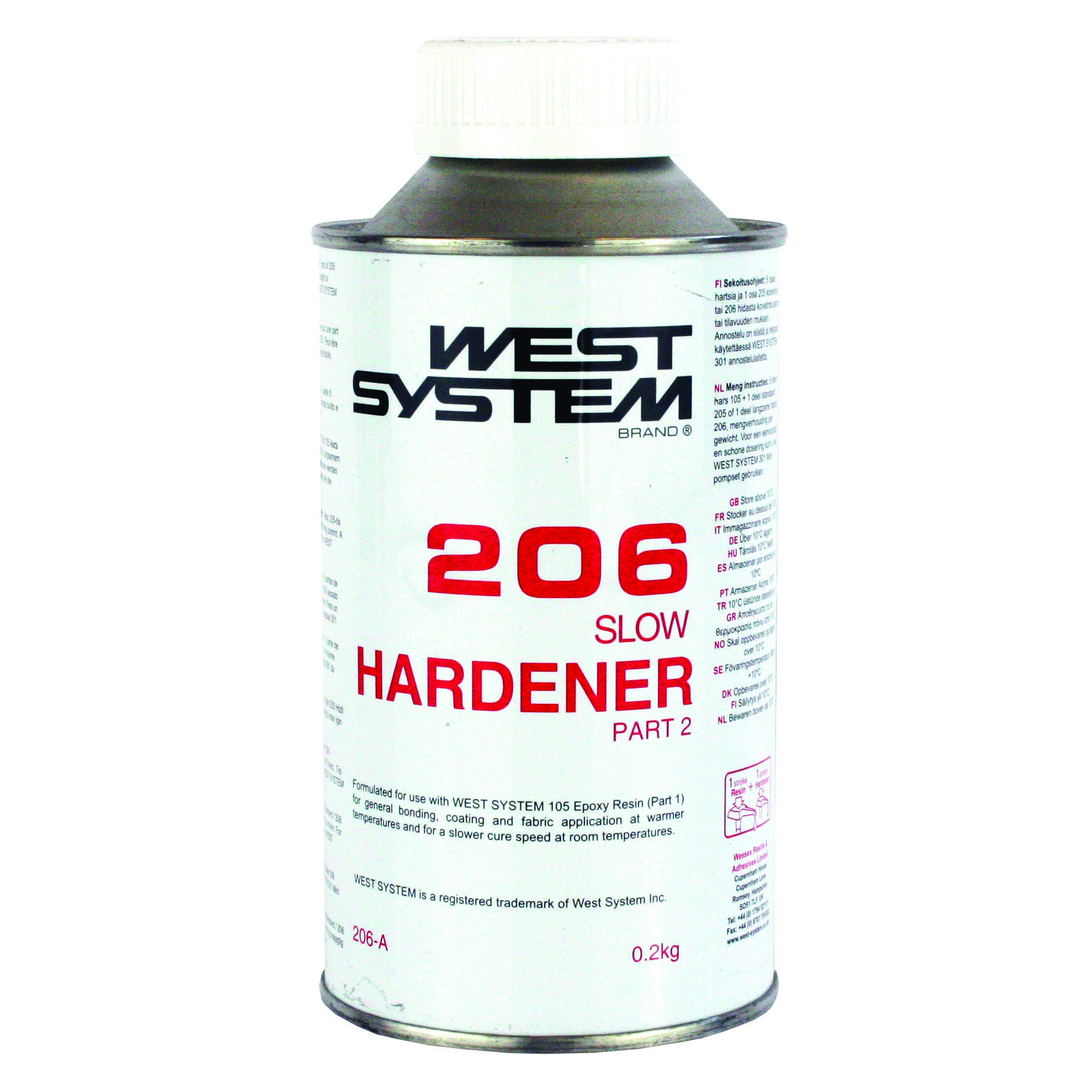 West System Epoxy 206A Hardener 0.2kg