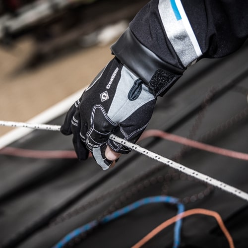 Crewsaver Three Finger Glove Black Junior