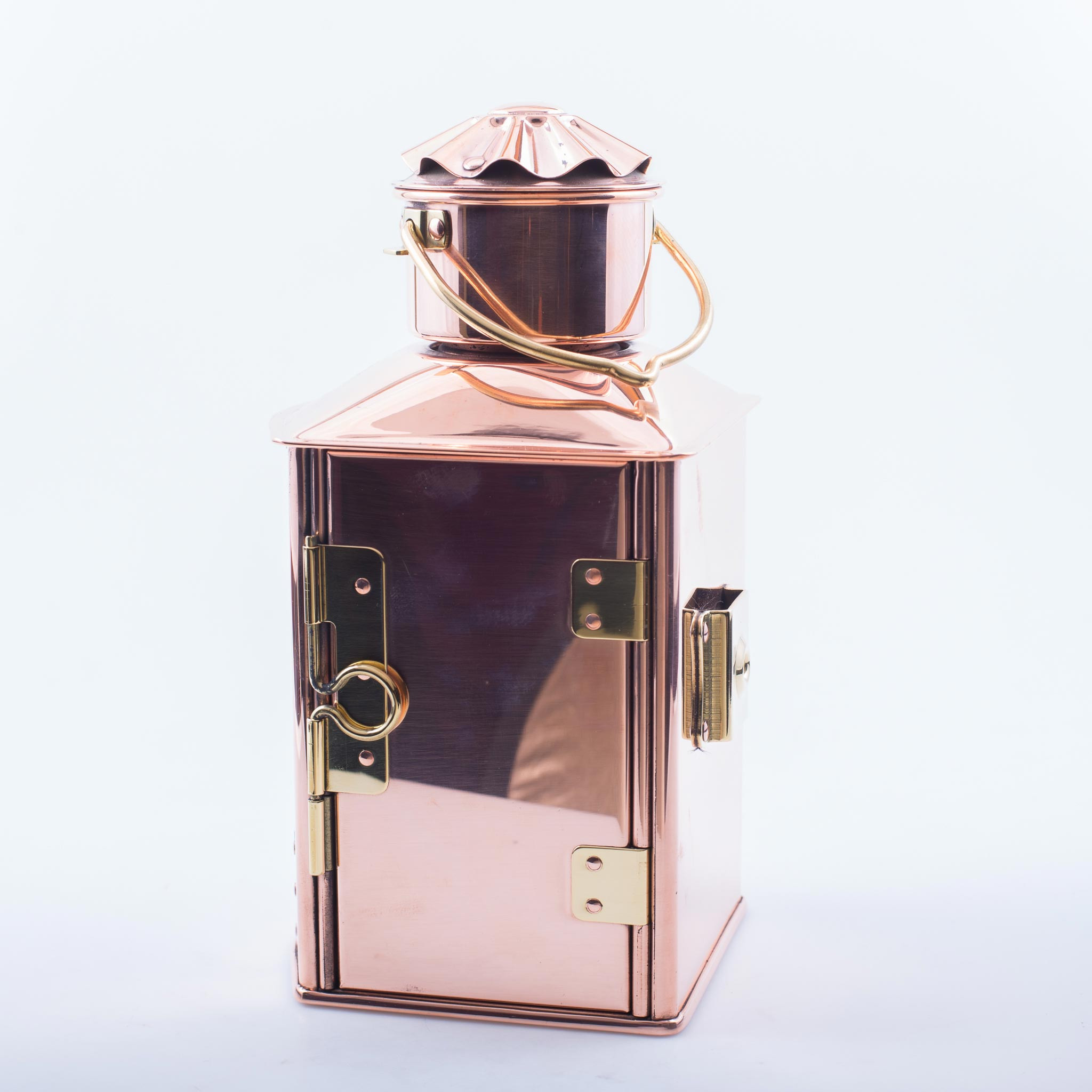 Davey and Co. Oil Navigation Lamp Copper