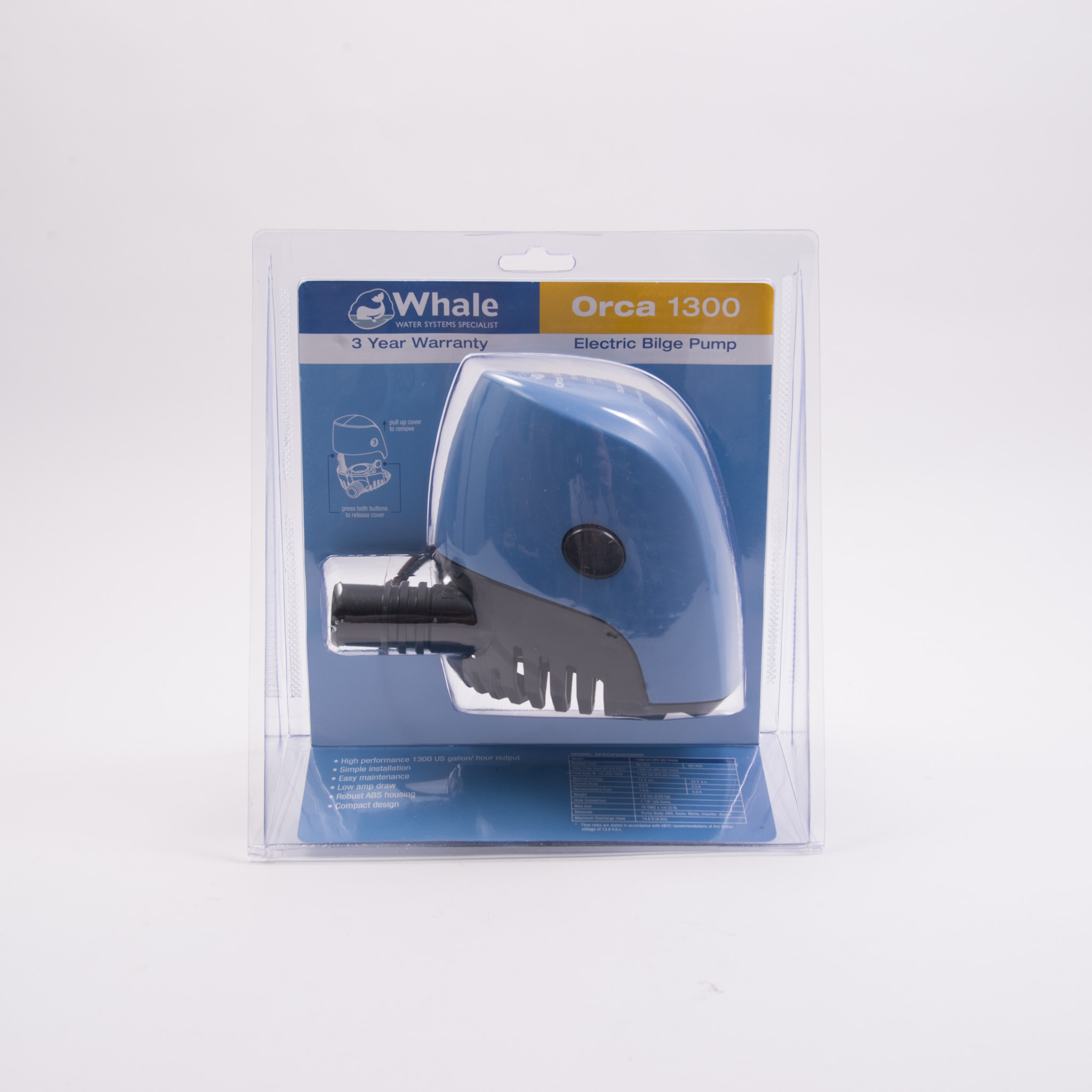 Whale Orca 1300 12v Bilge Pump