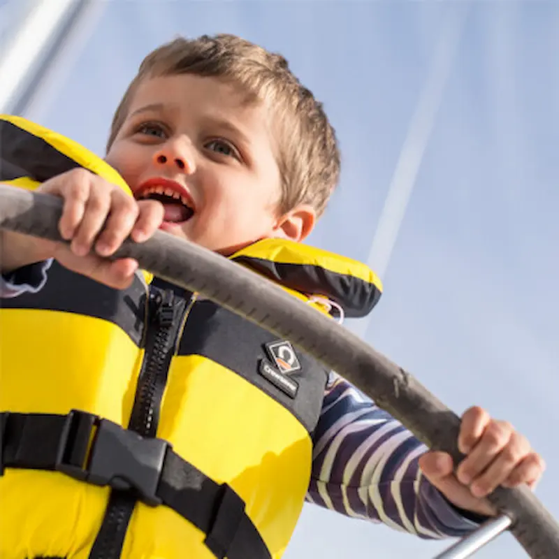 Crewsaver Spiral 100N Large Child & Junior Lifejacket Yellow