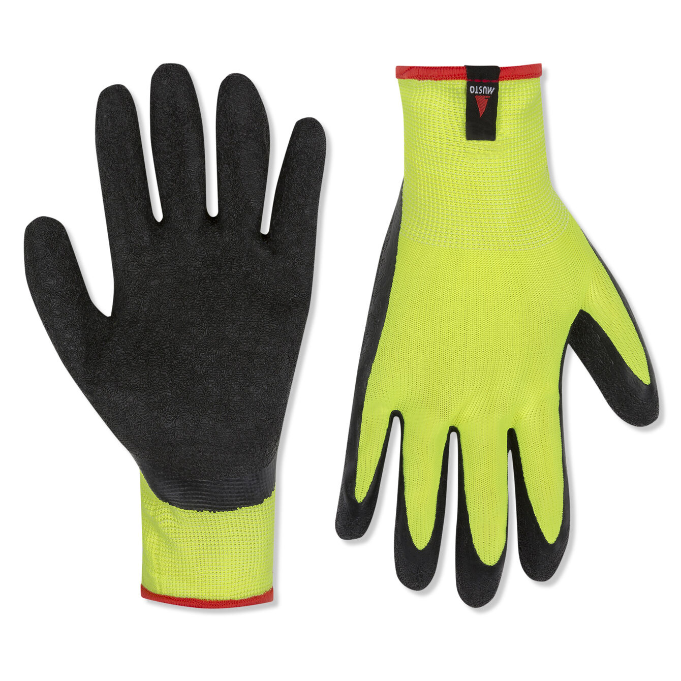 Musto Dipped Grip Sailing Glove 3pk Sulphur Spring/Black 80100