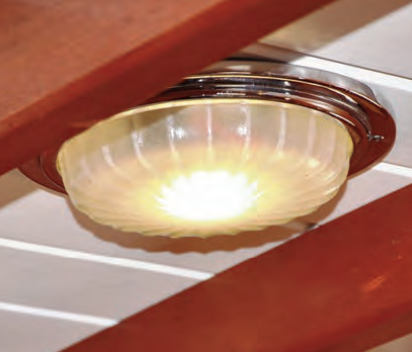 Davey and Co. Light Brass With Switch