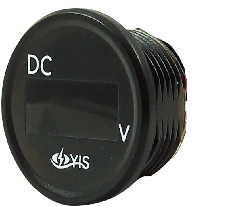Marine Grade Digital Voltage Meter with Quick Connect Terminals YIS SP-BG1T