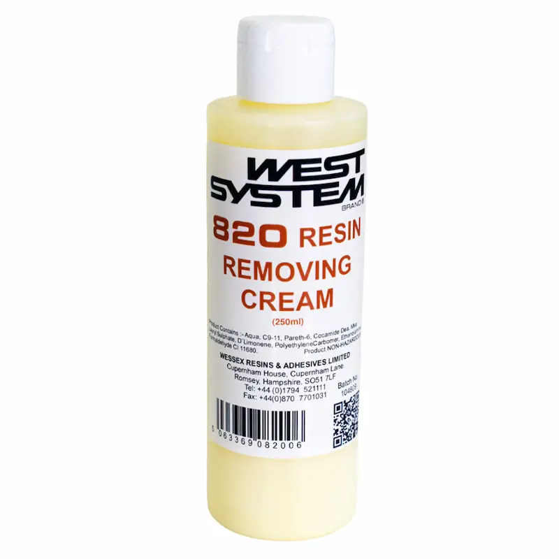 West System 820 Resin Removing Cream 250ml