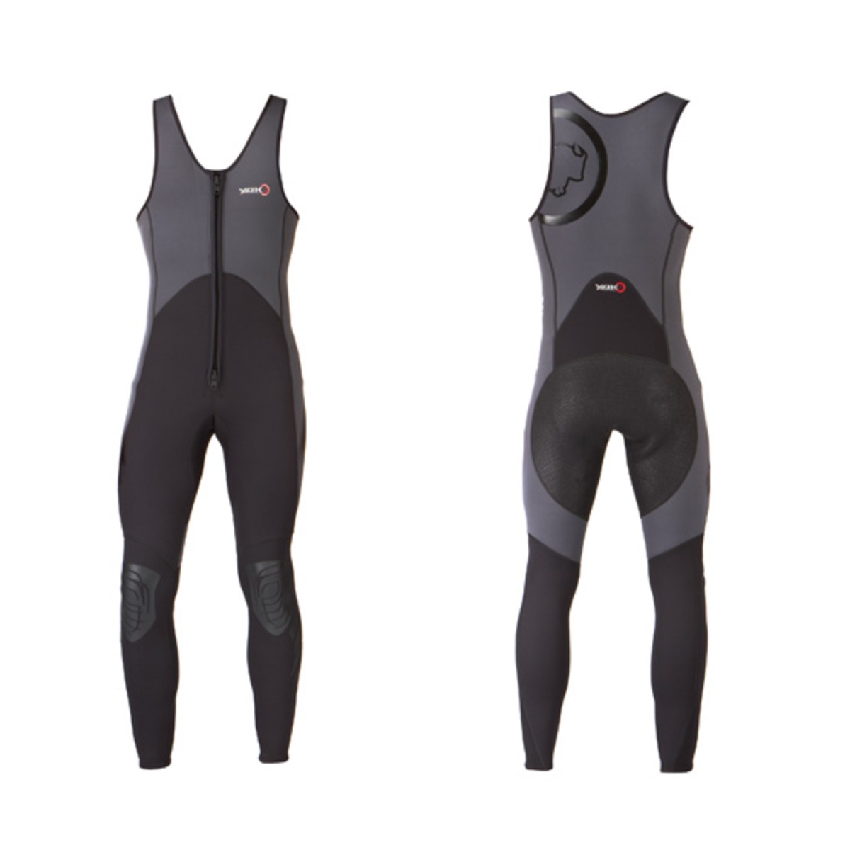 Yak Long John Front Zip 3mm Neoprene Grey