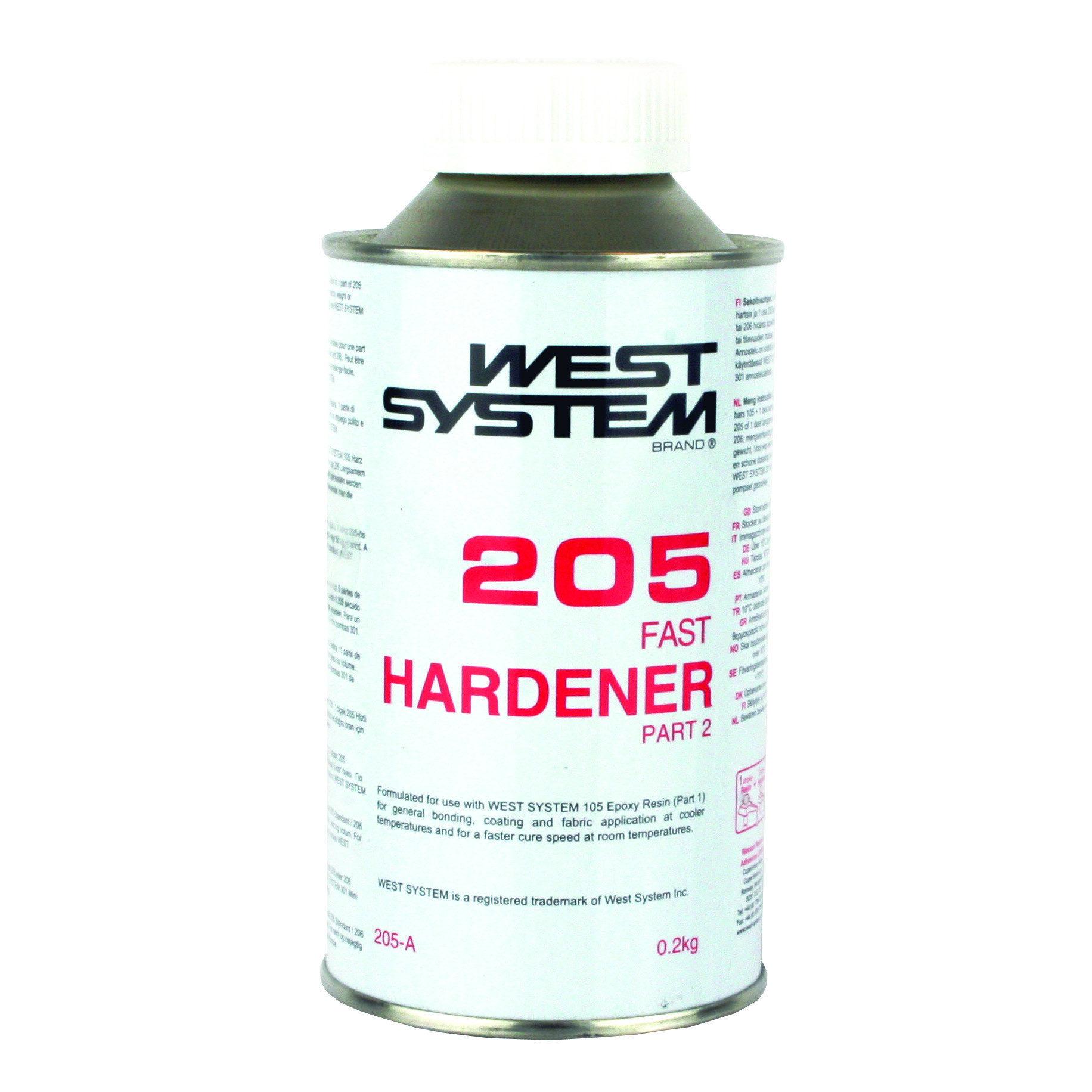 West System Epoxy 205A Hardener 0.2kg