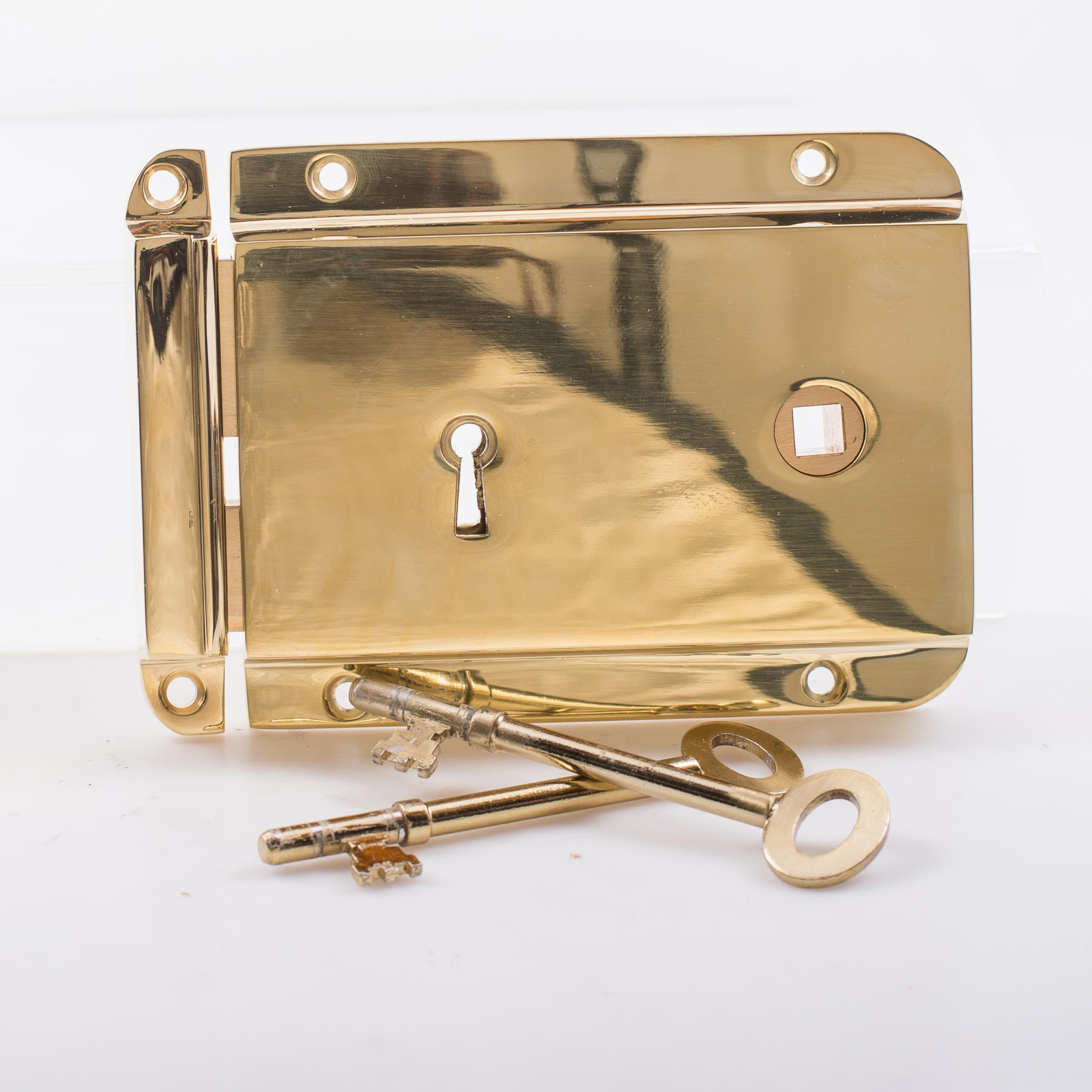 Davey and Co. Rim Lock Cast Brass