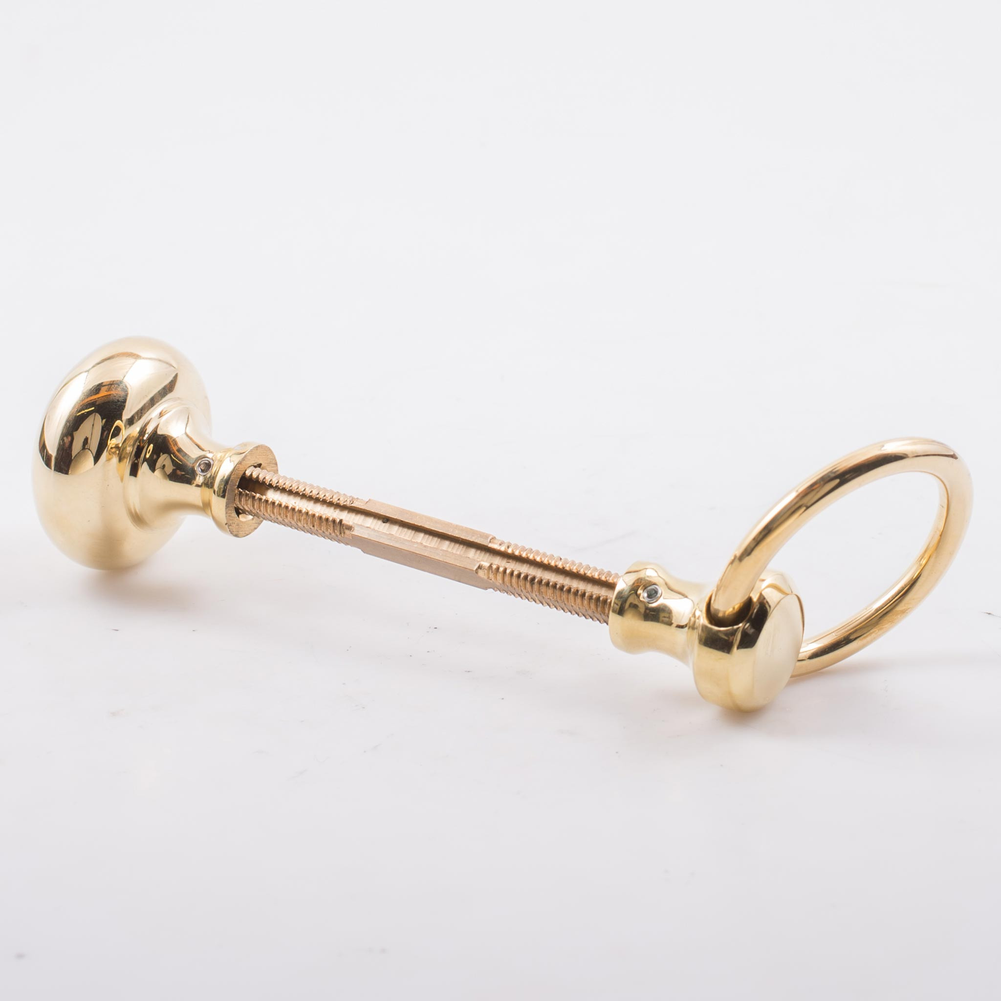 Davey and Co. Door Knob and Ring Brass