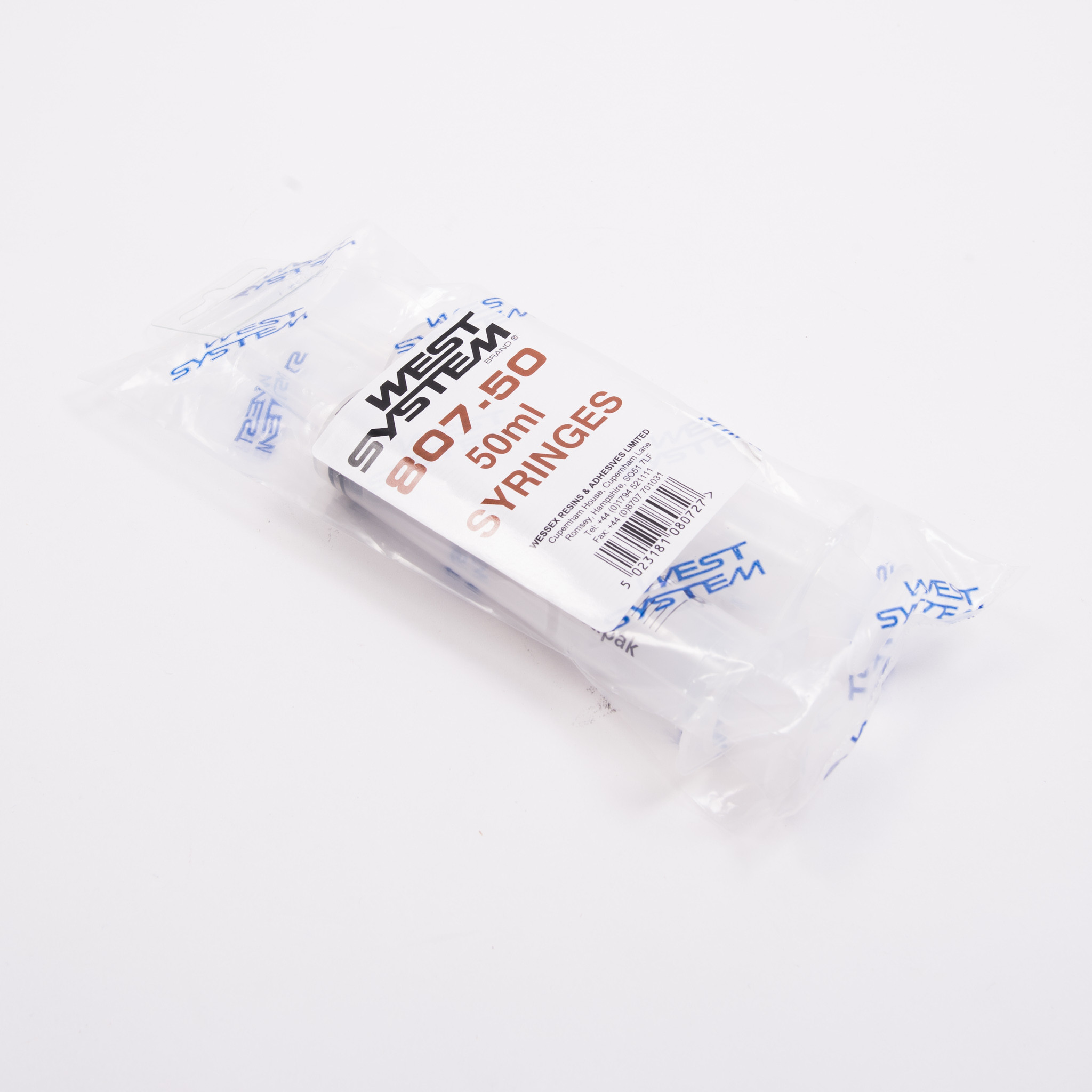 West System 807-50 Syringes 50ml 2 Pack