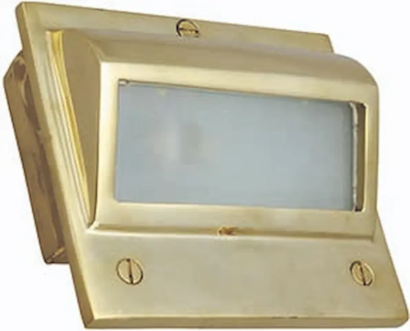 Davey and Co. Berth Light Recessed Brass Unswitched