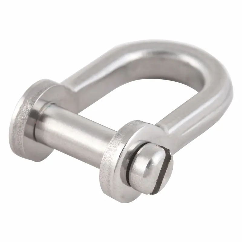 Allen Strip Forged Stainless Steel D Shackle with Slotted Pin x2 AL-5405-S