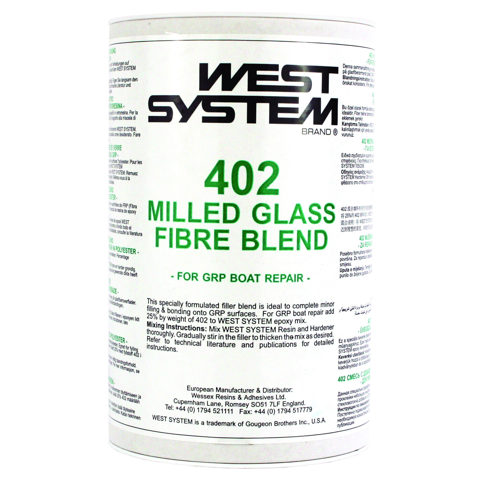 West System 402 Milled Glass Fibre Blend 150g