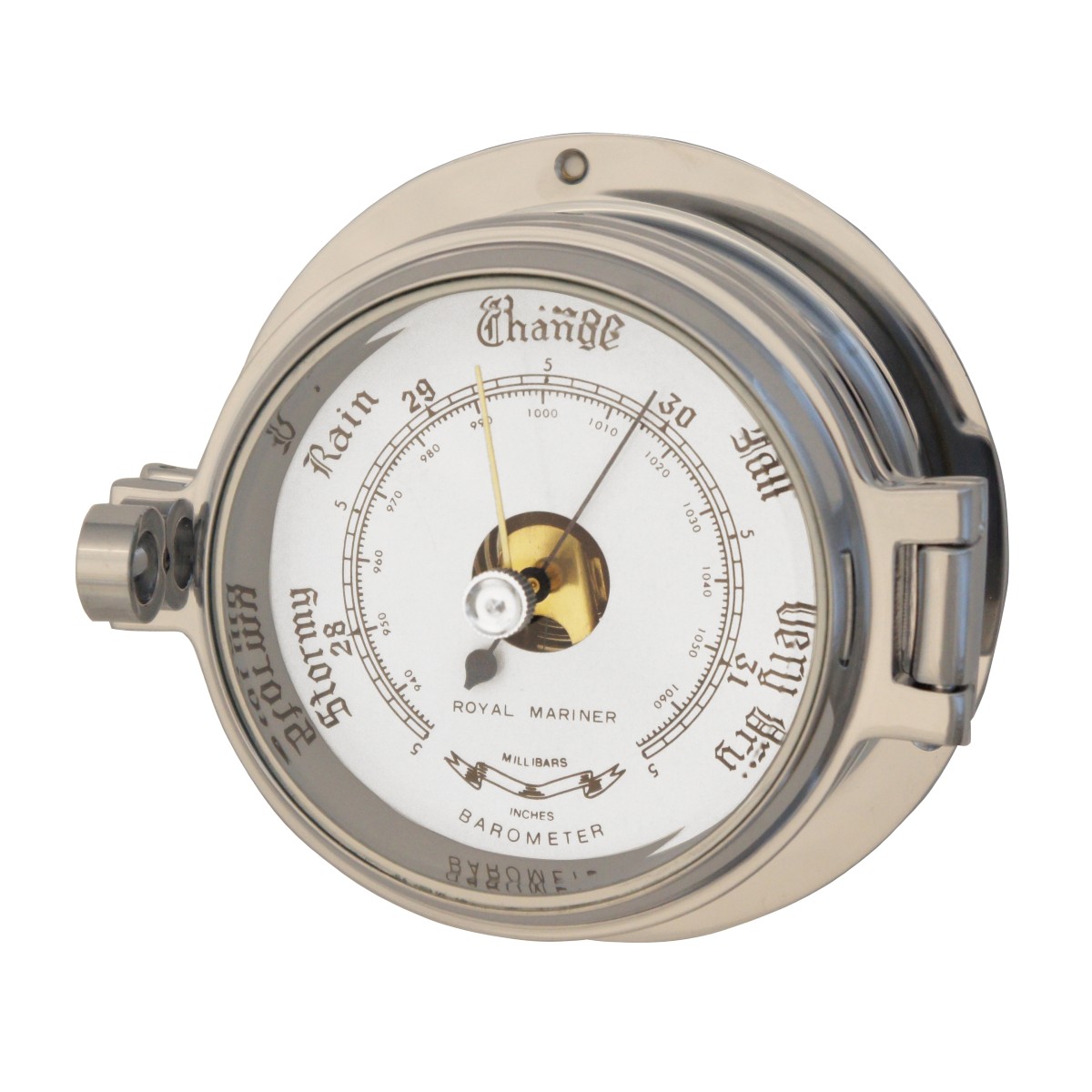 Royal Mariner Channel Barometer Polished Chrome