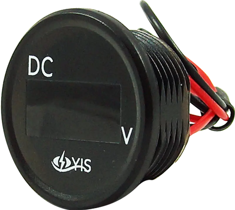 Marine Grade Digital Voltage Meter with Quick Connect Terminals YIS SP-BG1T