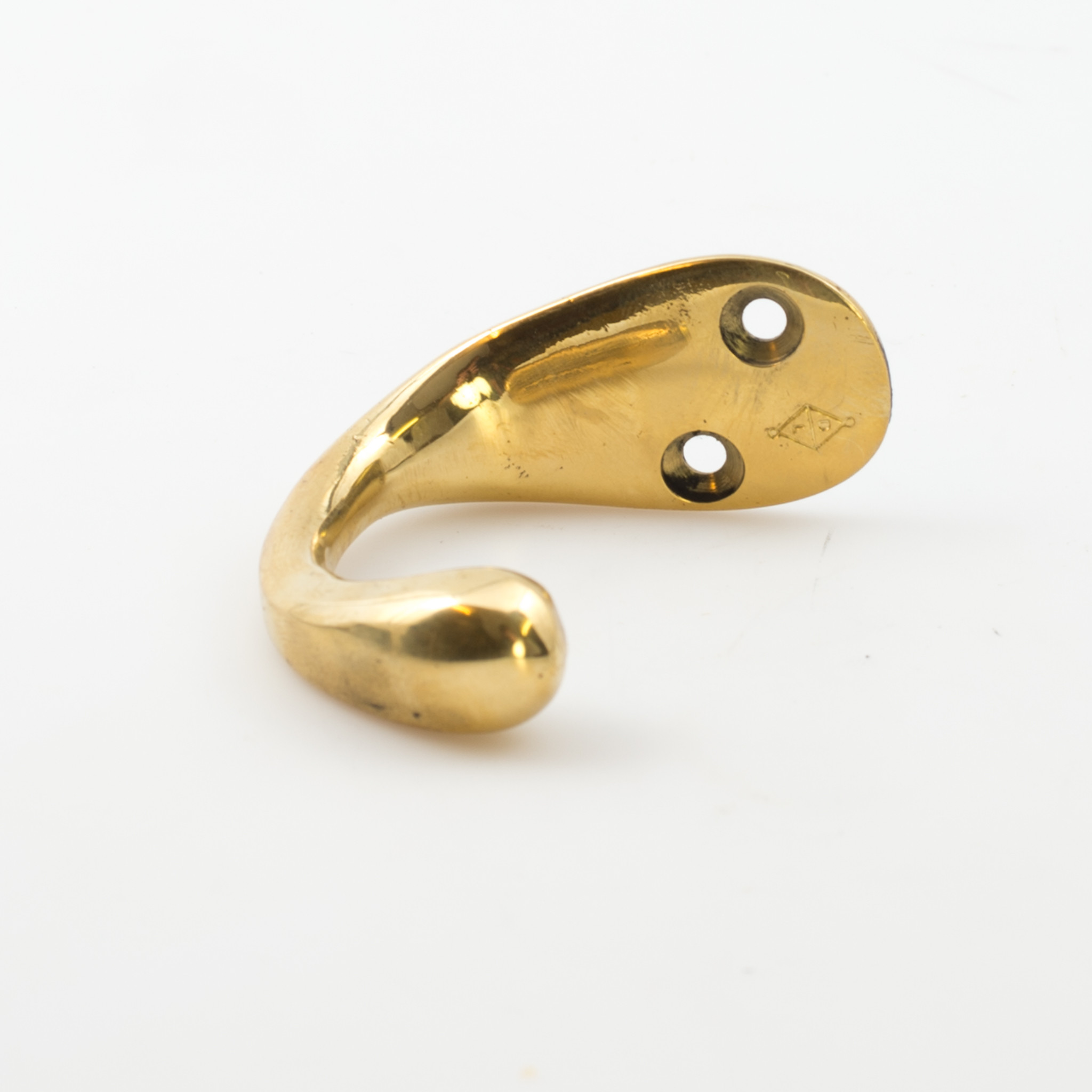 Davey and Co. Coat Hook Brass 1.5"