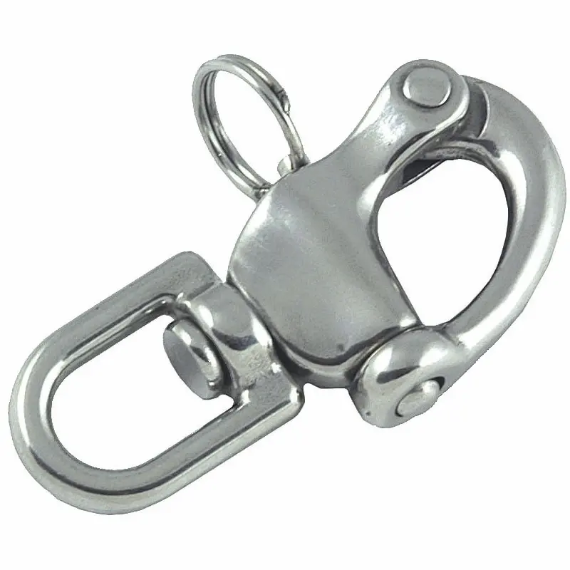 Stainless Steel Snap Shackle with Swivel Eye