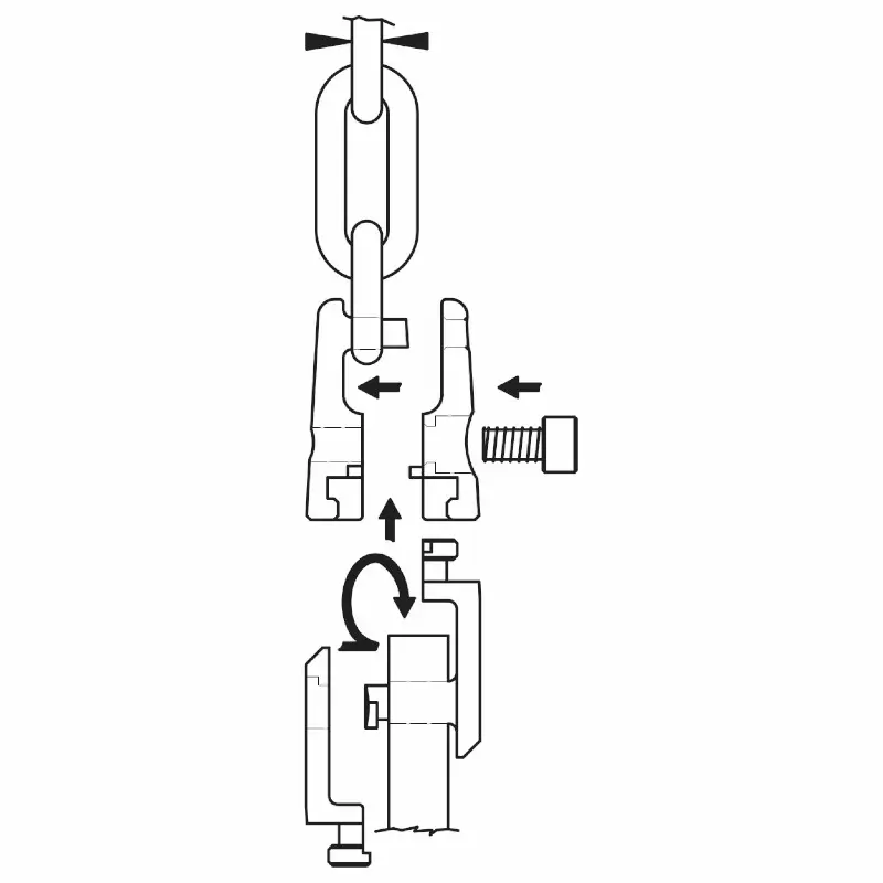 Kong Anchor Connector Swivel Stainless Steel 6-8mm
