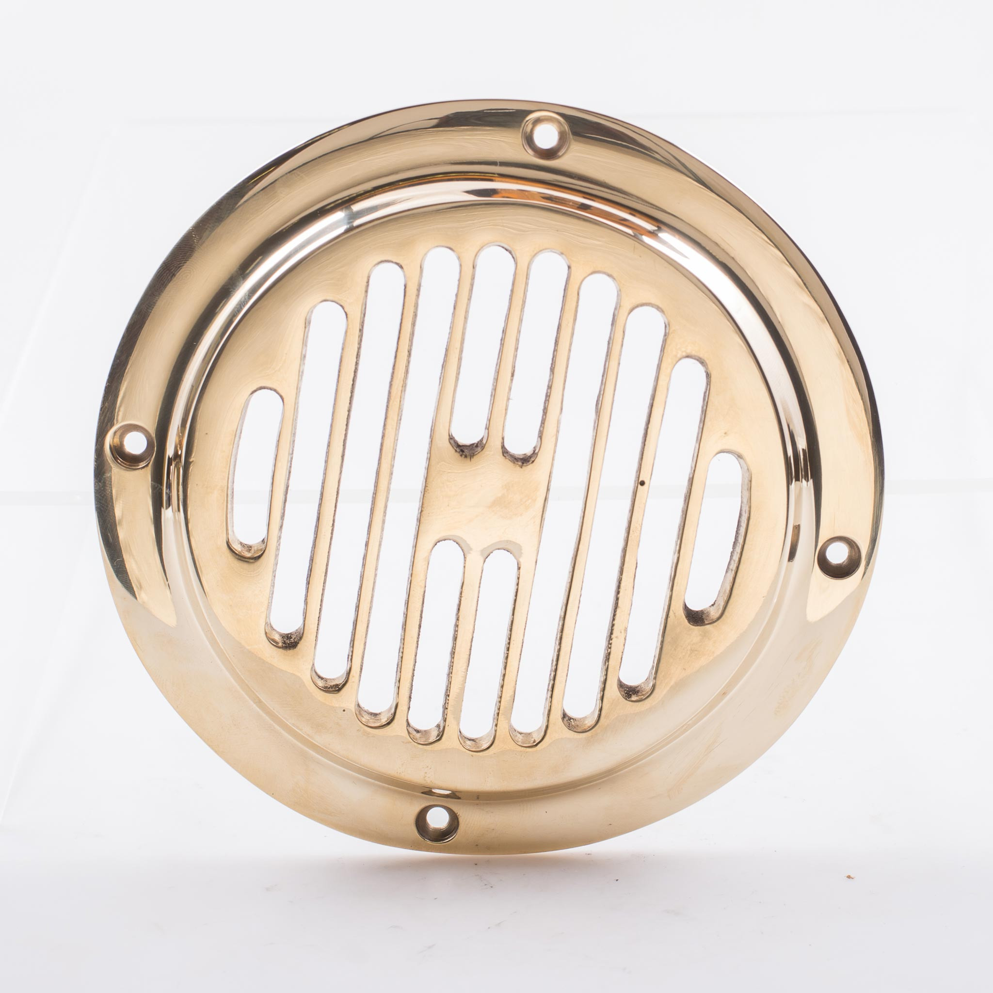 Davey and Co. Vent Round Grill Brass
