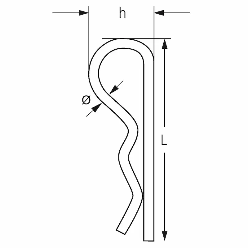 Maillon Rapide Stainless Steel Beta Pin (R-Clip)