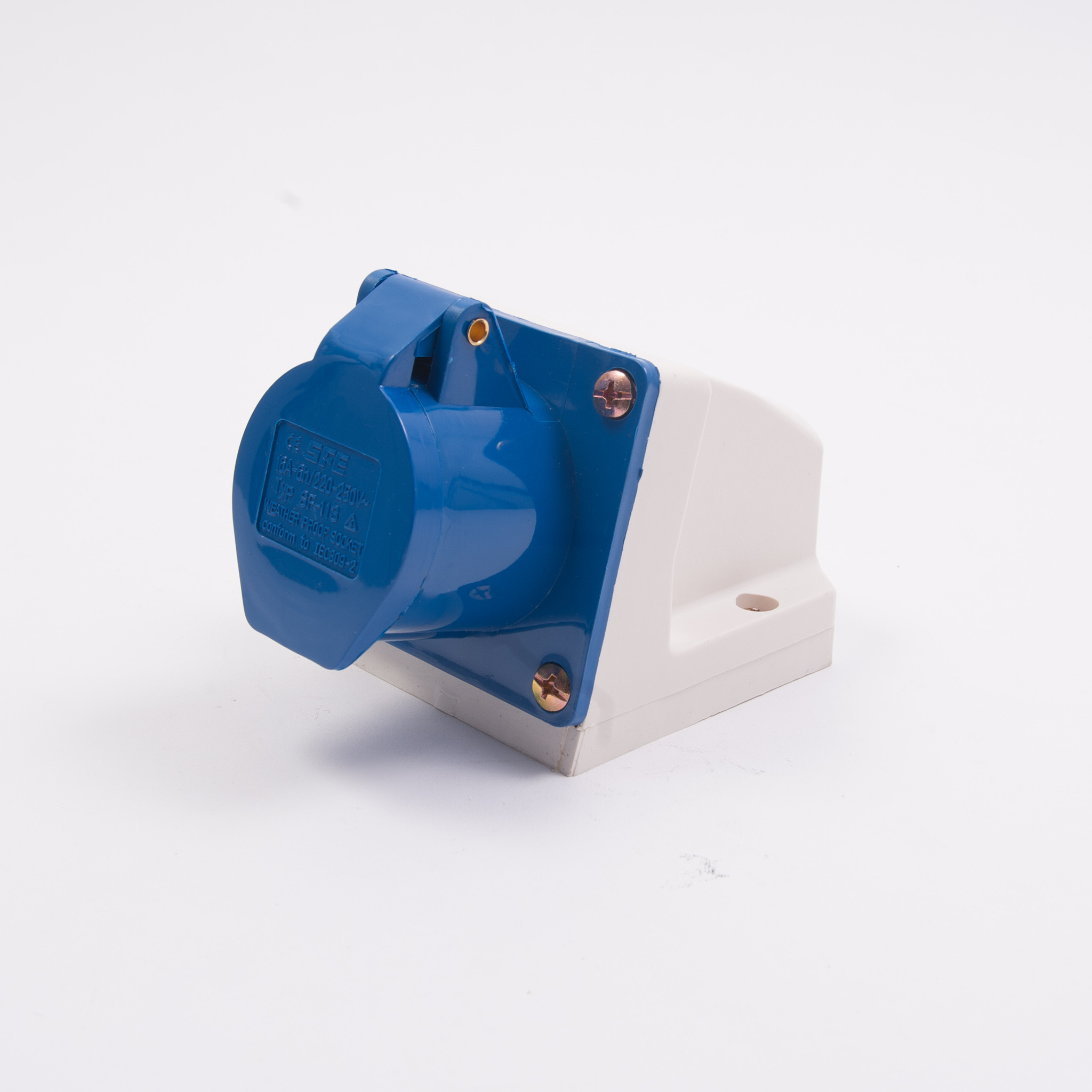 Shore Power Base Unit, Surface, Male/Boat, Splash