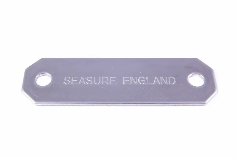 Seasure Backing Plate for 25mm Stanchion Clip Stainless Steel 25.04