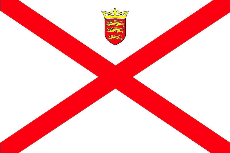 Jersey Courtesy Flag 30x45cm