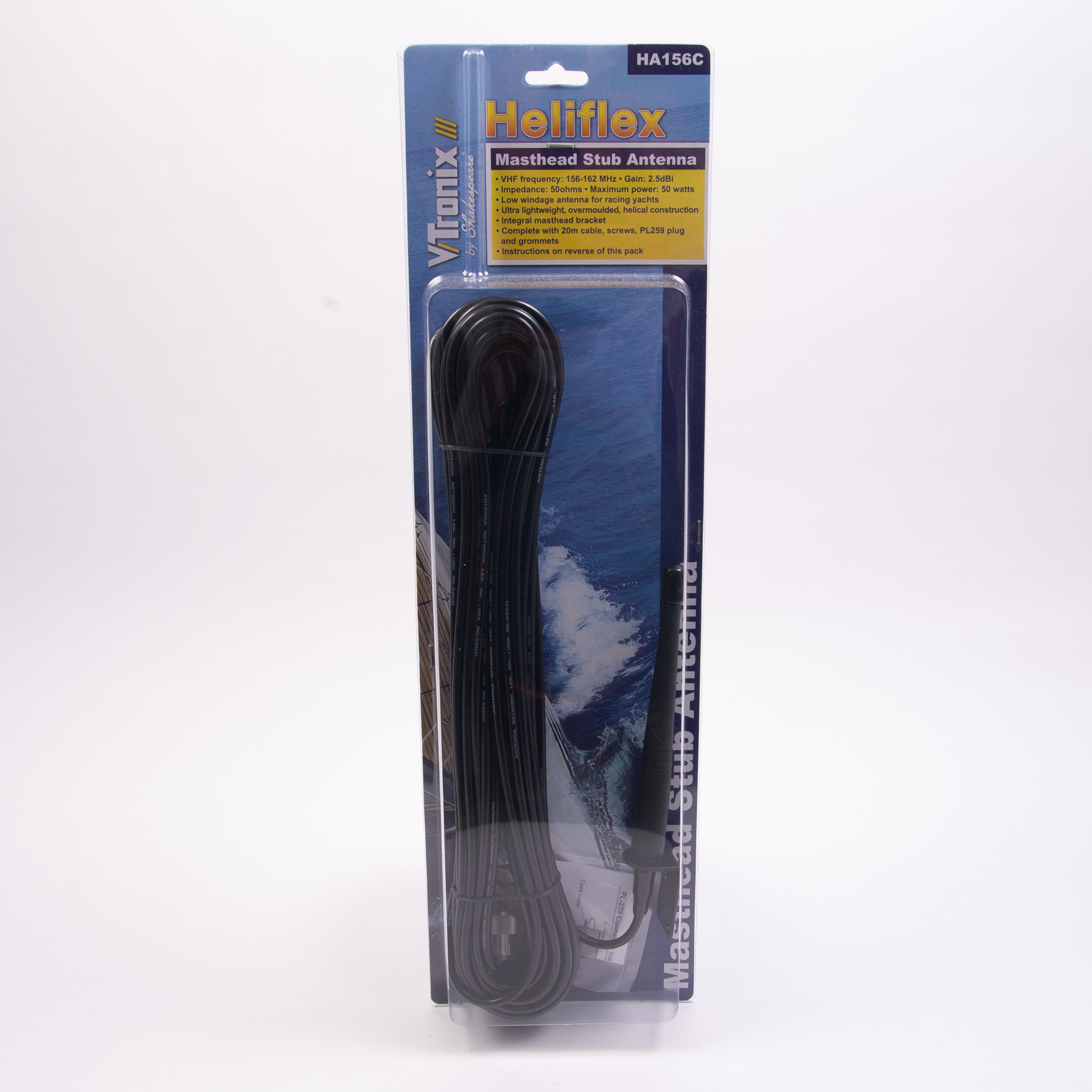 V-Tronix Heliflex VHF Antenna HA156C