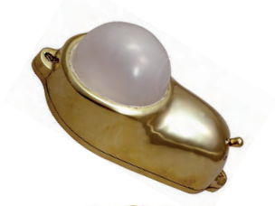 Davey and Co. Teardrop Berth Light Brass LED Bulb