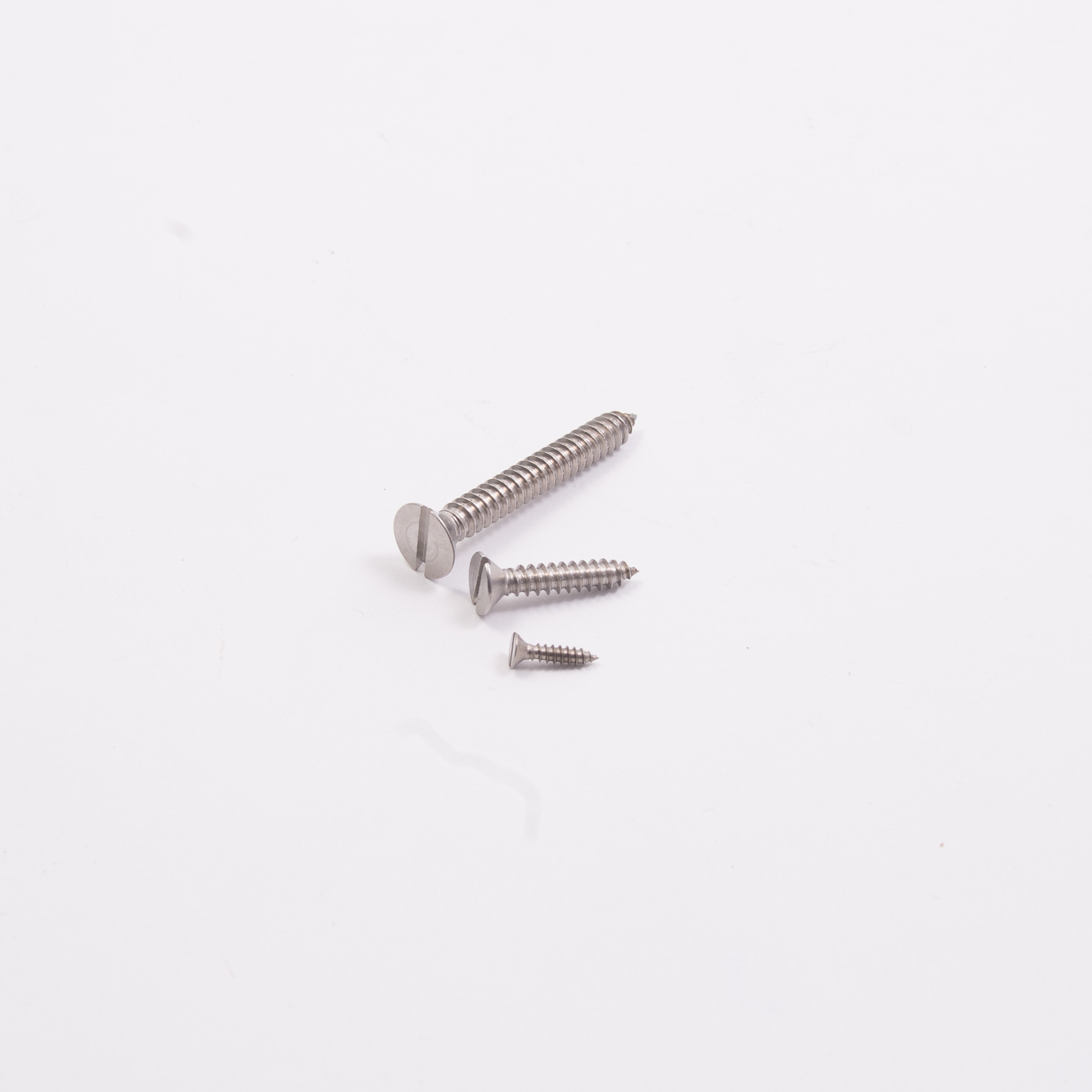 Self Tapping Counter Sunk Slotted Screw A4