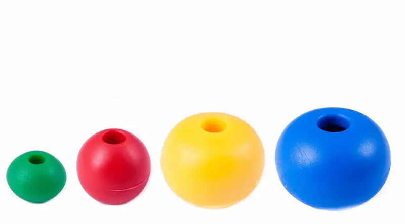 Seasure Rope Stopper Plastic Ball 44mm 2pk 25.46