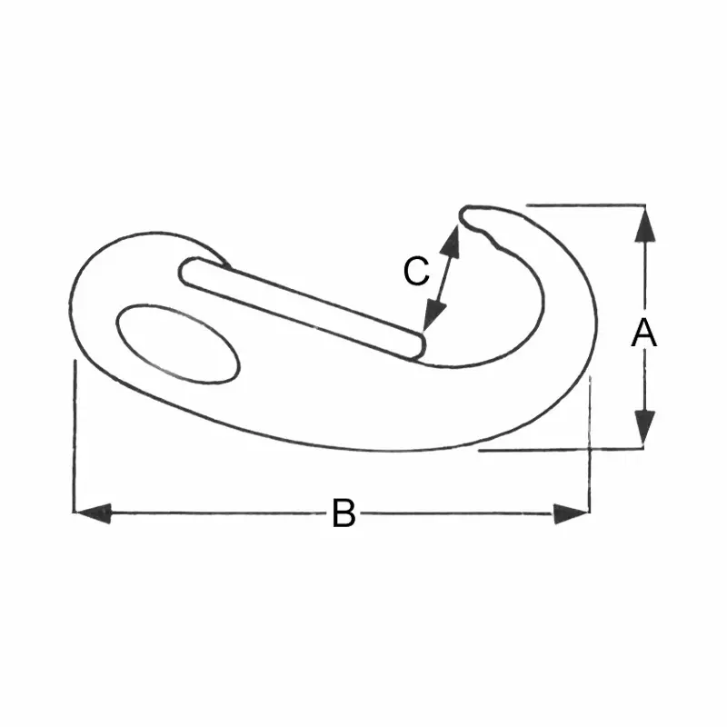 Stainless Steel Spring Snap Hook