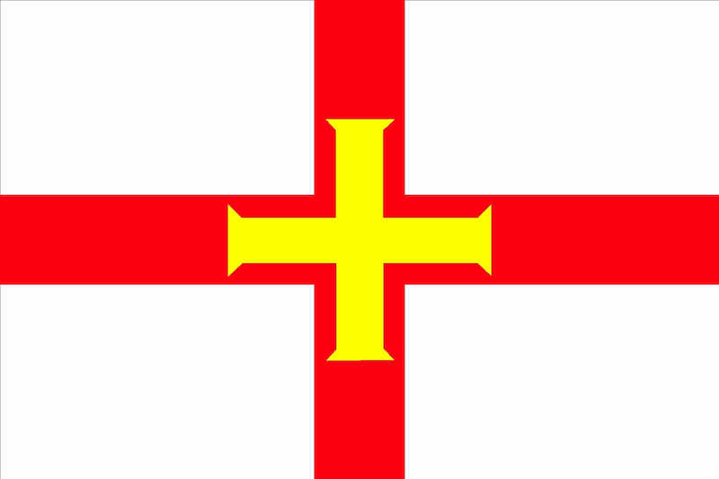 Guernsey Courtesy Flag 30x45cm