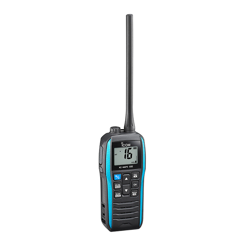 Icom M25 EVO Handheld VHF Radio Marine Blue