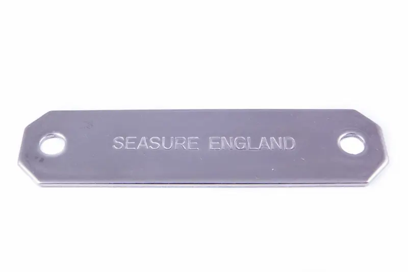 Seasure Backing Plate for 32mm Stanchion Clip Stainless Steel 25.07