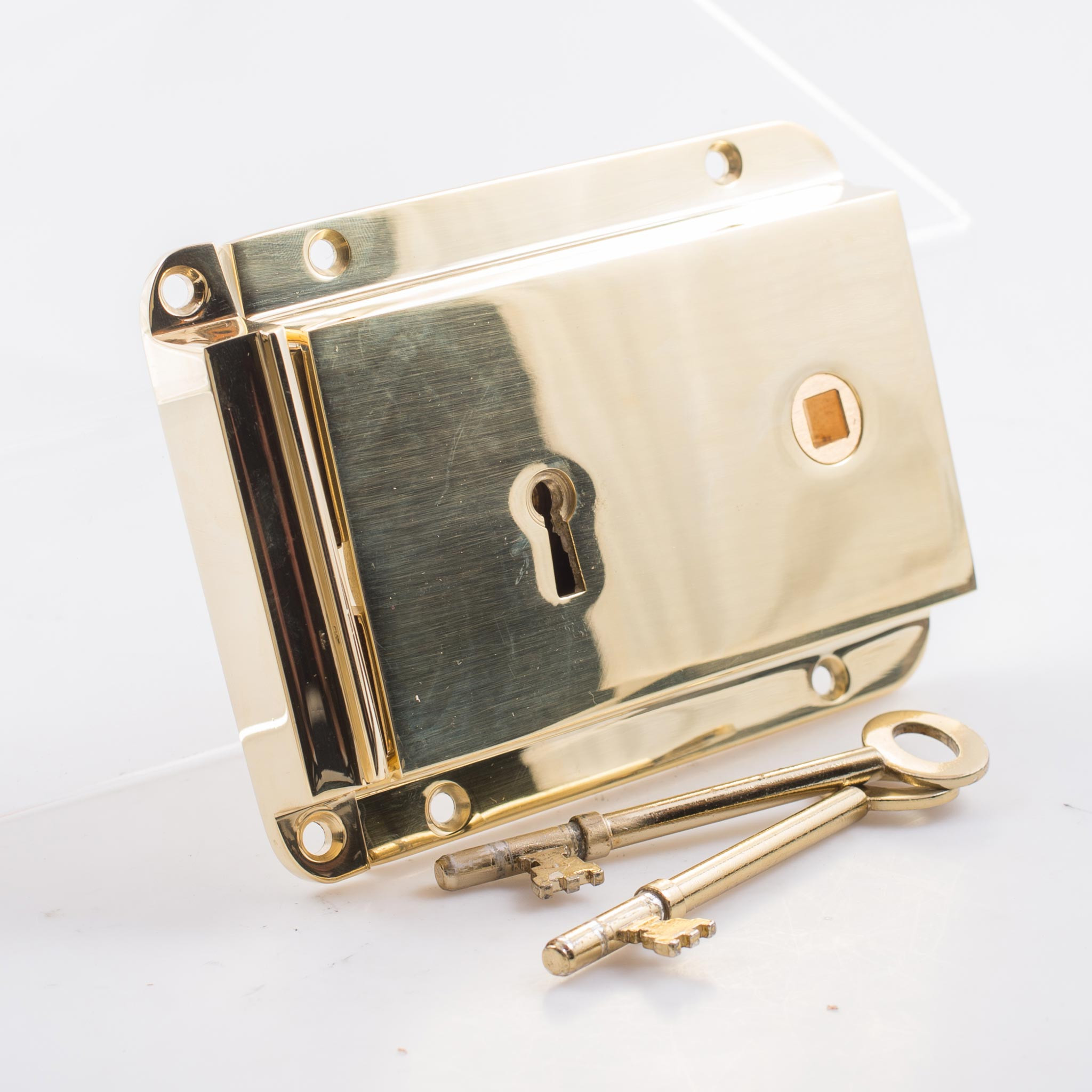 Davey and Co. Rim Lock Cast Brass