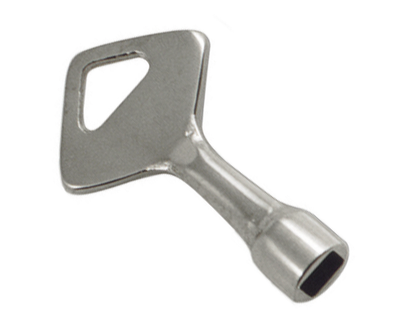 Square Box Key Brass