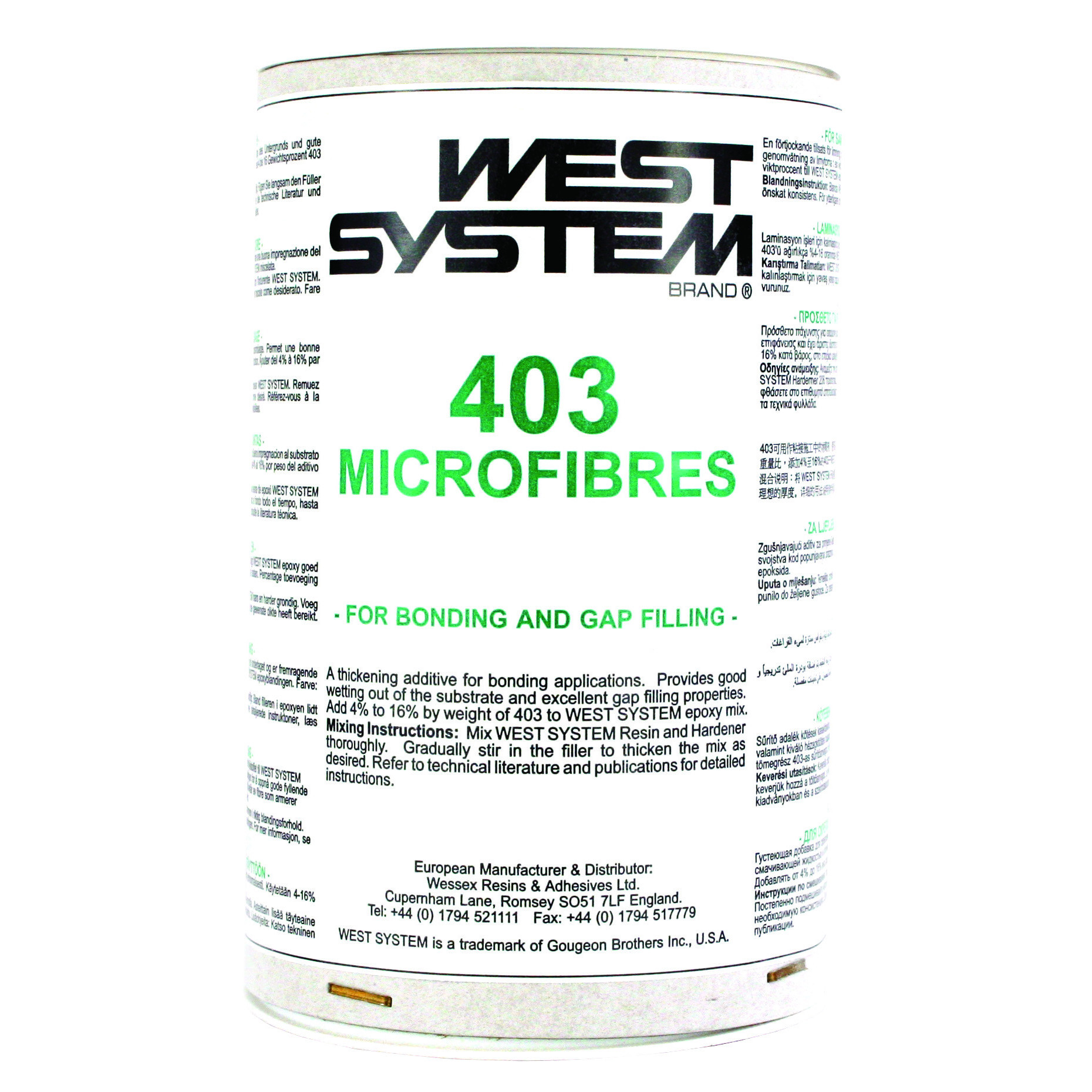 West System 403 Microfibre Adhesive Filler 150g