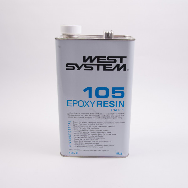 West System Epoxy 105B Resin 5.0kg