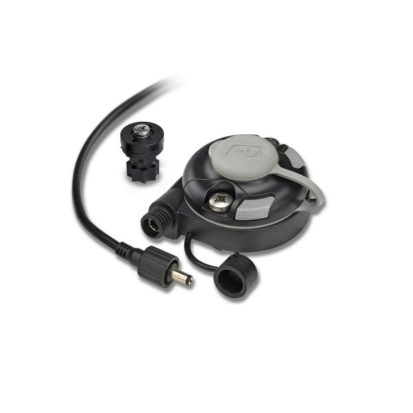 RAILBLAZA E Series 12v 3amp DC Inlet Starport Black