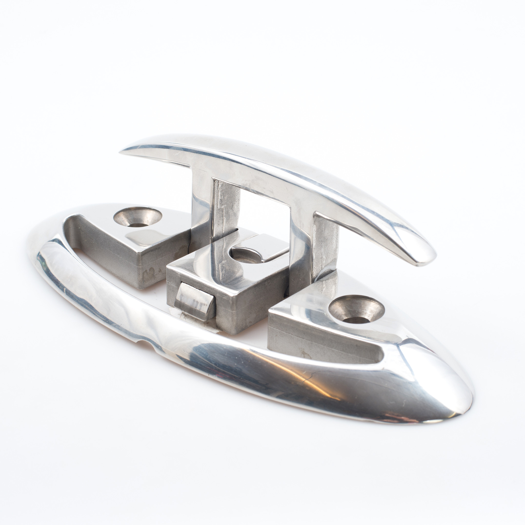 6" Folding Stainless cleat Cleats, Clutches & Jammers Deck Hardware