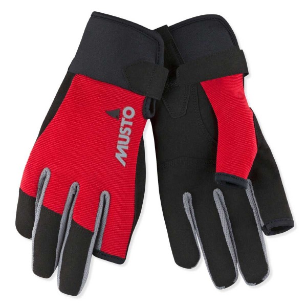 Musto Essential Sailing Long Finger Glove True Red 80101