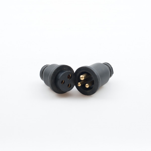 Moulded Neoprene Connector 3 Pin 10A