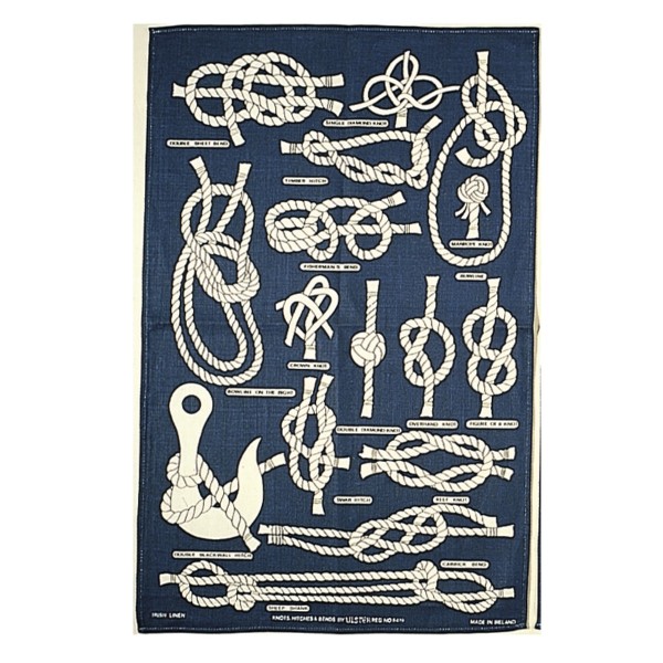 Galley Cloth Tea Towel 'Knots' Design