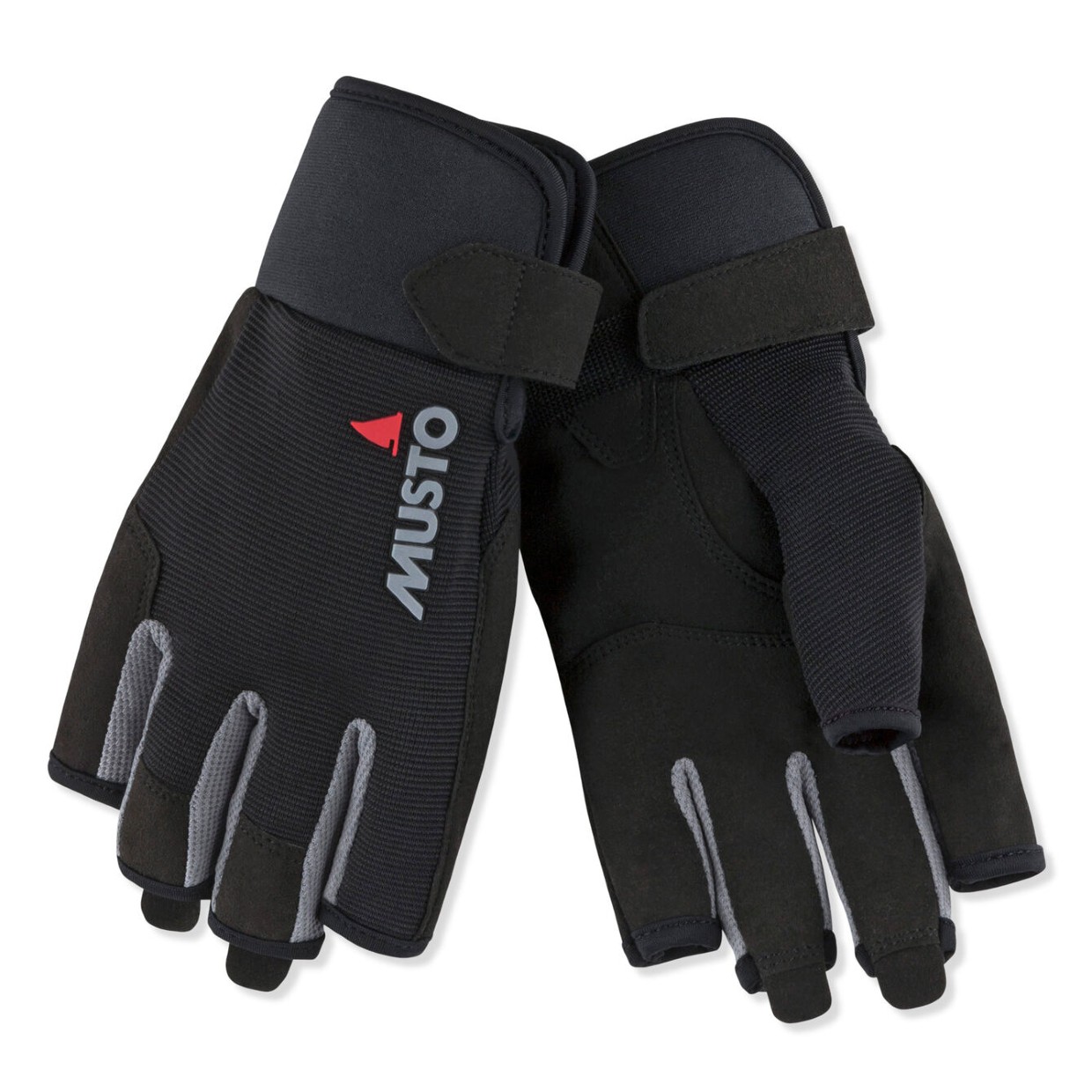 Musto Essential Sailing Short Finger Glove Black 80102 Captain Watts