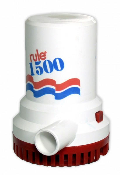 Rule 1500 12v Submersible Bilge Pump front