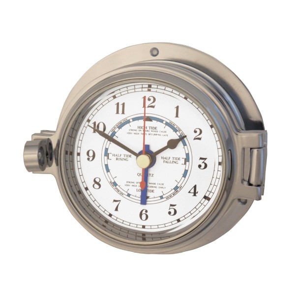 Royal Mariner Channel Tide Clock Polished Chrome
