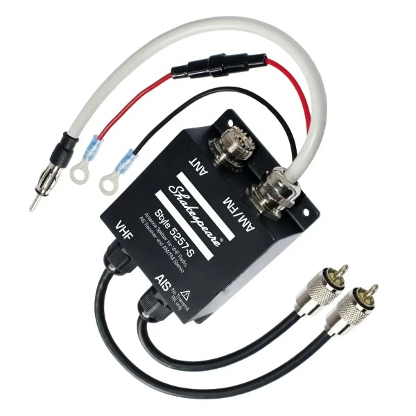 Antenna Splitter for VHF/ AIS Receiver/ AM-FM Stereo 5257-S