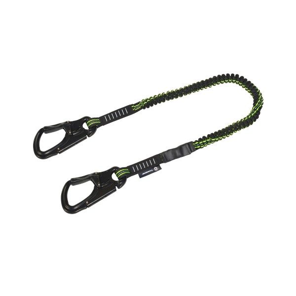 Crewsaver Crewline Pro Safety Line Double Hook Elasticated - with load indicator